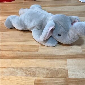 Gray Plush Elephant Toy